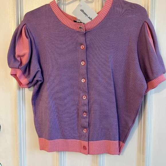Light Purple Tower Princess Cardigan - Rapunzel Inspired - Disneybound - NWT - Picture 3 of 5